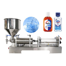 Máquina de enchimento de pasta de garrafa usada máquina de enchimento fácil de água líquida bebida bebida óleo bolsa perfume mel usado